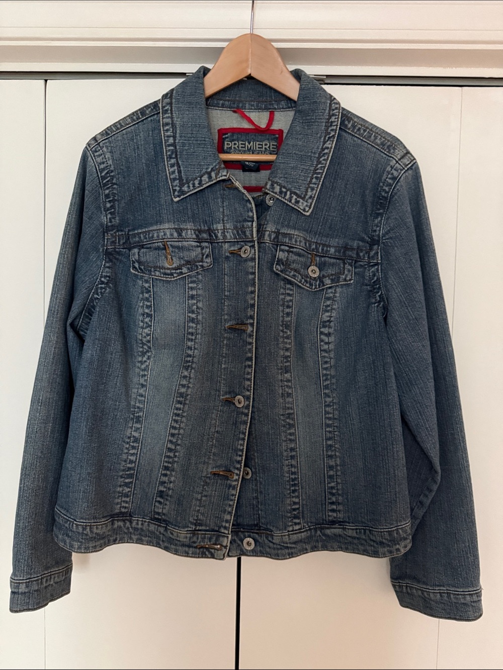 Premier Blue Washed Denim Jacket